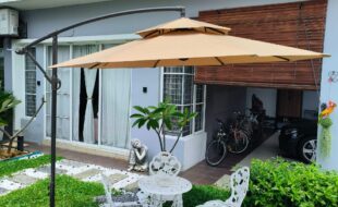 Patio Umbrella Malaysia
Transform your patio with DeconDesigns’ versatile Patio Umbrellas in Malaysia. Designed for both style and functionality, these umbrellas offer extensive shade and protection from sun, rain, and wind. Crafted with premium, weather-resistant materials, they endure Malaysia’s tropical climate while maintaining their elegance and quality. Easy to operate, tilt, and adjust, our Patio Umbrellas provide flexible shading solutions for any outdoor space, whether it’s a residential patio, commercial café, or resort lounge. Available in multiple sizes, shapes, and vibrant colors, they complement all outdoor settings. Enhance your outdoor living space with a blend of practicality and aesthetic appeal, creating a relaxing and inviting atmosphere for family gatherings or casual entertainment. With DeconDesigns, every Patio Umbrella promises durability, style, and comfort, making it the perfect addition to your Malaysian outdoor lifestyle.