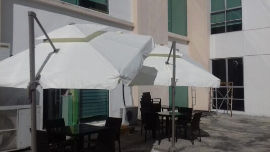 Garden Umbrella
Enhance your garden with DeconDesigns’ premium Garden Umbrellas. Perfect for residential gardens, patios, or commercial outdoor areas, these umbrellas provide ample shade while adding elegance to your space. Crafted with durable, weather-resistant fabrics and strong frames, they are built to withstand Malaysia’s tropical climate, including intense sun, rain, and wind. Available in multiple sizes, shapes, and colors, Garden Umbrellas complement any décor while creating inviting shaded areas for relaxation, dining, or social gatherings. Easy to operate, tilt, and maintain, they combine style, comfort, and practicality. Ideal for homeowners, resorts, cafes, and hotels, DeconDesigns’ Garden Umbrellas ensure long-lasting performance and aesthetic appeal. Choose our umbrellas to enjoy superior outdoor shading solutions that elevate the look and functionality of your garden in Malaysia.
please visit our website at www.decondesigns.com  or contact us via WhatsApp at +60167960331