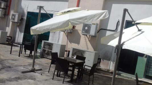 Square Garden Parasol
DeconDesigns’ Square Garden Parasols bring modern style and functional shading to your outdoor spaces in Malaysia. Featuring a square canopy for wide coverage, these parasols provide excellent sun and rain protection while enhancing patios, gardens, poolside areas, cafes, and resorts. Crafted from durable, weather-resistant fabrics and strong frames, they withstand tropical conditions, ensuring long-lasting performance. Available in various sizes and colors, Square Garden Parasols offer flexible shade coverage and complement any outdoor décor. Easy to operate, adjust, and maintain, DeconDesigns’ parasols create stylish, comfortable, and inviting spaces for relaxation or entertainment. Perfect for residential and commercial use, they combine elegance, functionality, and durability.
please visit our website at www.decondesigns.com  or contact us via WhatsApp at +60167960331